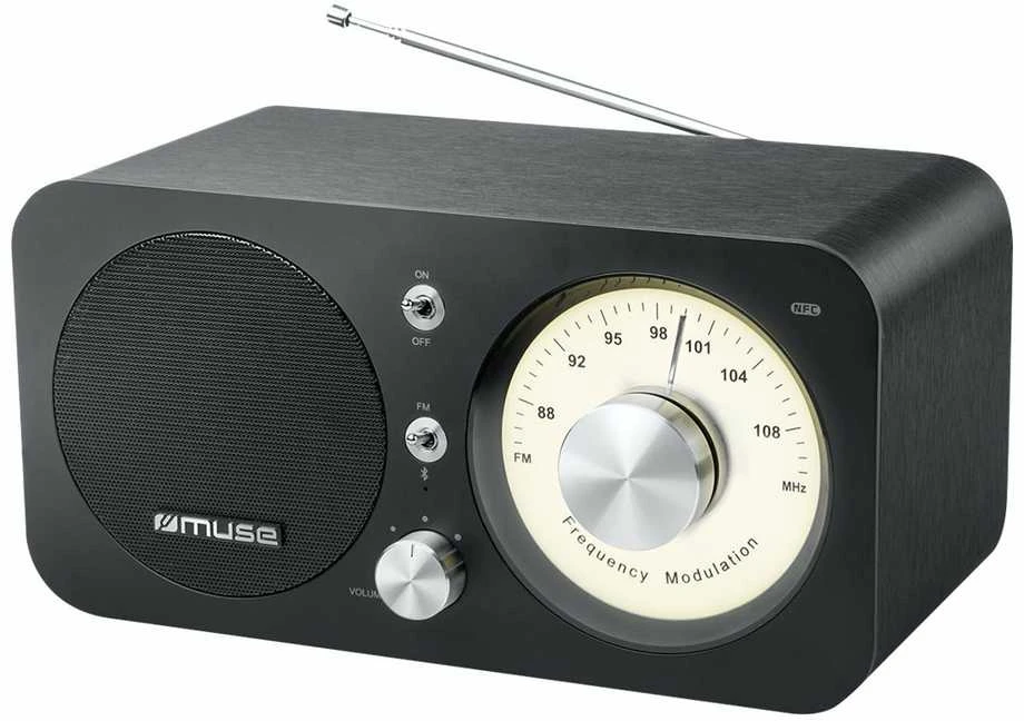 Muse | M-095 BT | NFC features | Juodas
