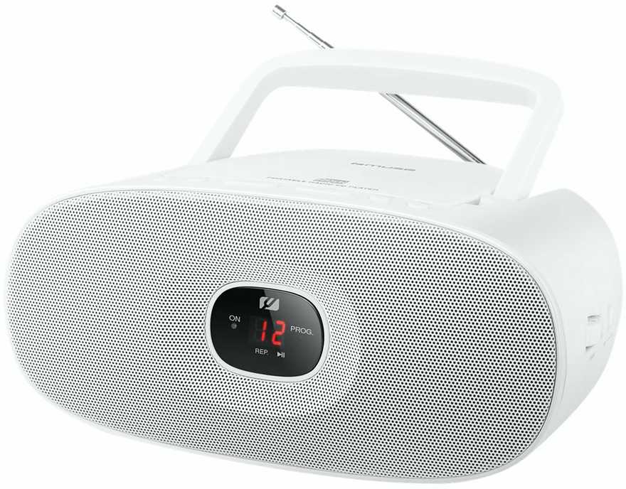 Muse | MD-202RDW | Portable radio CD grotuvas | Baltas