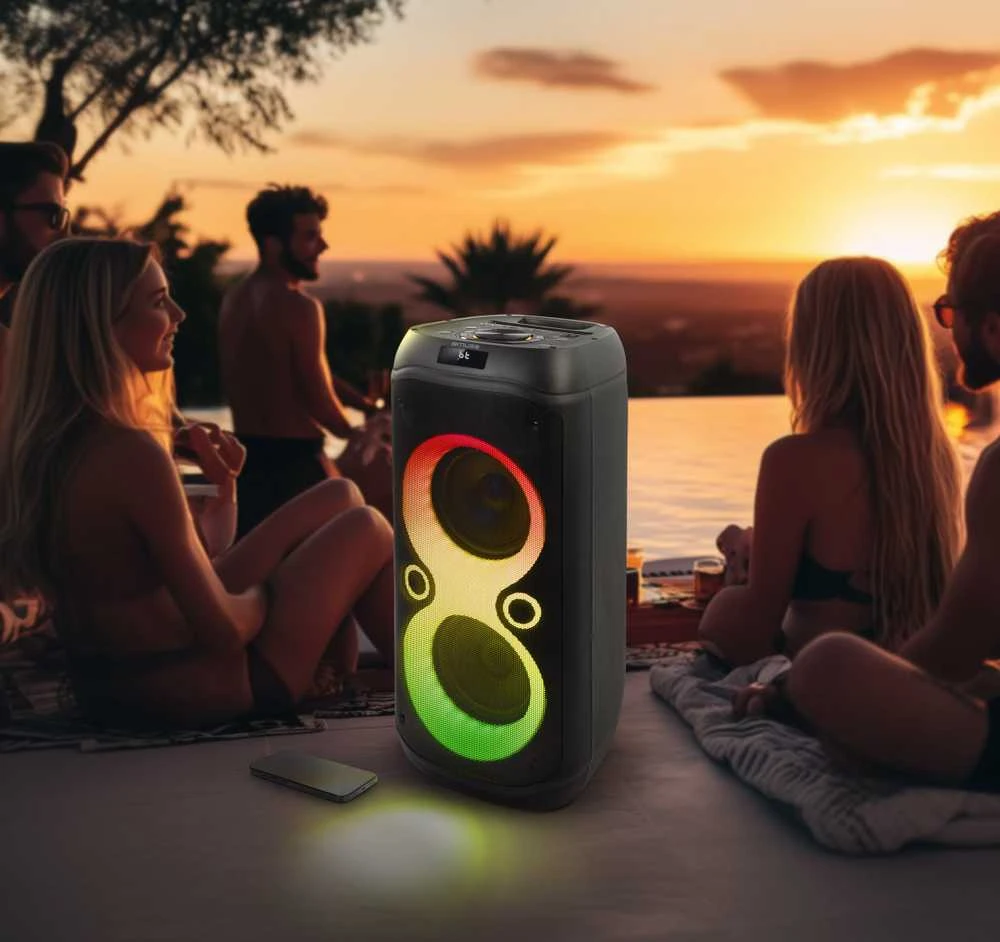 Muse | Party Box Speaker | M-1937 DJ | 600 W | Bluetooth | Belaidė jungtis | Portable | Juodas