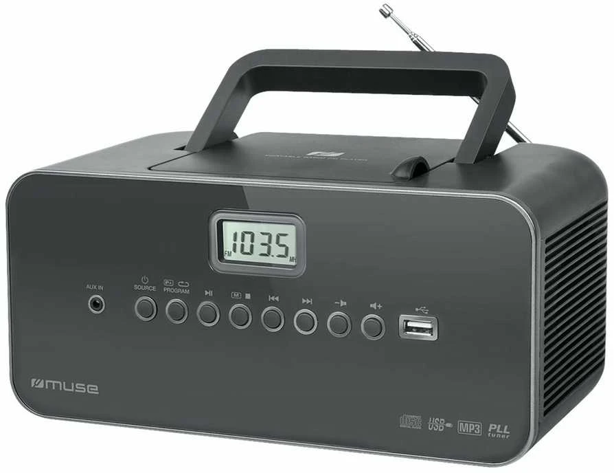 Muse | Portable radio | M-28DG | AUX in | Pilkas