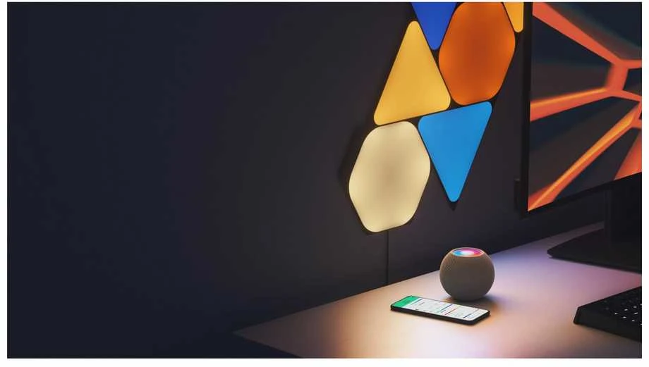 Sieninis šviestuvas Nanoleaf | Shapes Juodas Hexagons Starter Kit (9 panels) | 42 W | WiFi