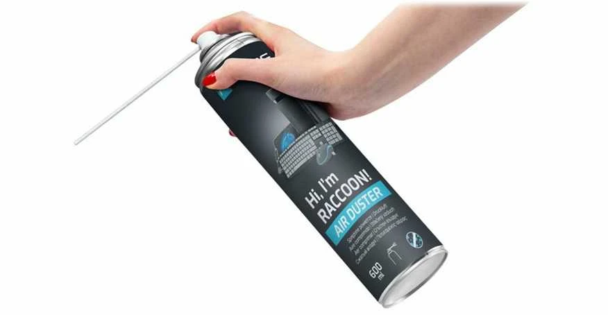 NATEC Suspausto oro dulkių šluostė Raccoon Air 600ml
