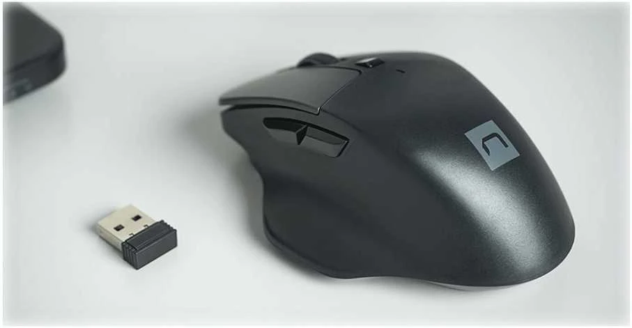 Natec Pelė, BlackBird 2, Silent, Wireless, 1600 DPI, Optinė, Juodas | Natec | Pelė | Optinė | Wireless | Juodas/Gray
