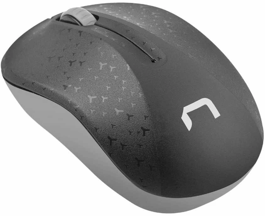 NATEC pelė Toucan optical wireless juodas/pilkas