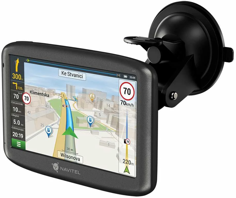 Navitel | E505 Magnetic | GPS (satellite) | 480 x 272 pikselių | Maps included