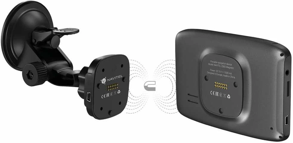 Navitel | E505 Magnetic | GPS (satellite) | 480 x 272 pikselių | Maps included