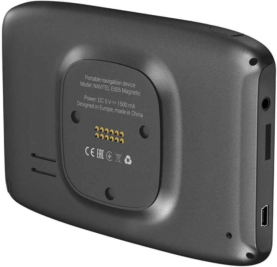 Navitel | E505 Magnetic | GPS (satellite) | 480 x 272 pikselių | Maps included