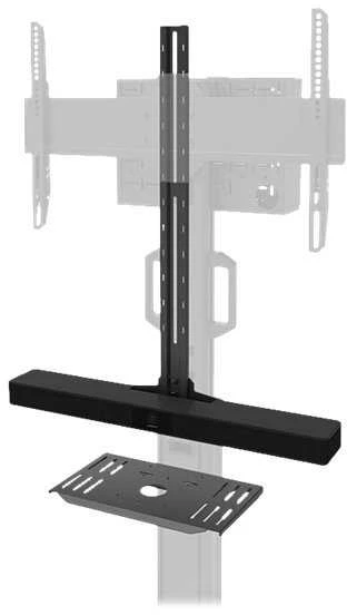 Laikiklis NEOMOUNTS SELECT VIDEOBAR KIT CAM- & AV SHELF (INCL.BOSE VB1 & BOSE VB-S ADAPTER FOR FL50S-825BL1
