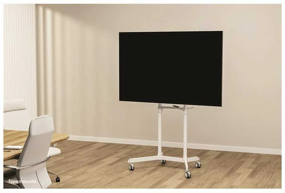 Laikiklis „Neomounts NEWSTAR“ MOBILUSIS PLOKŠČIAEKRANIO GRINDŲ STOVAS (AUKŠTIS: 160 CM) 37–70" Baltas