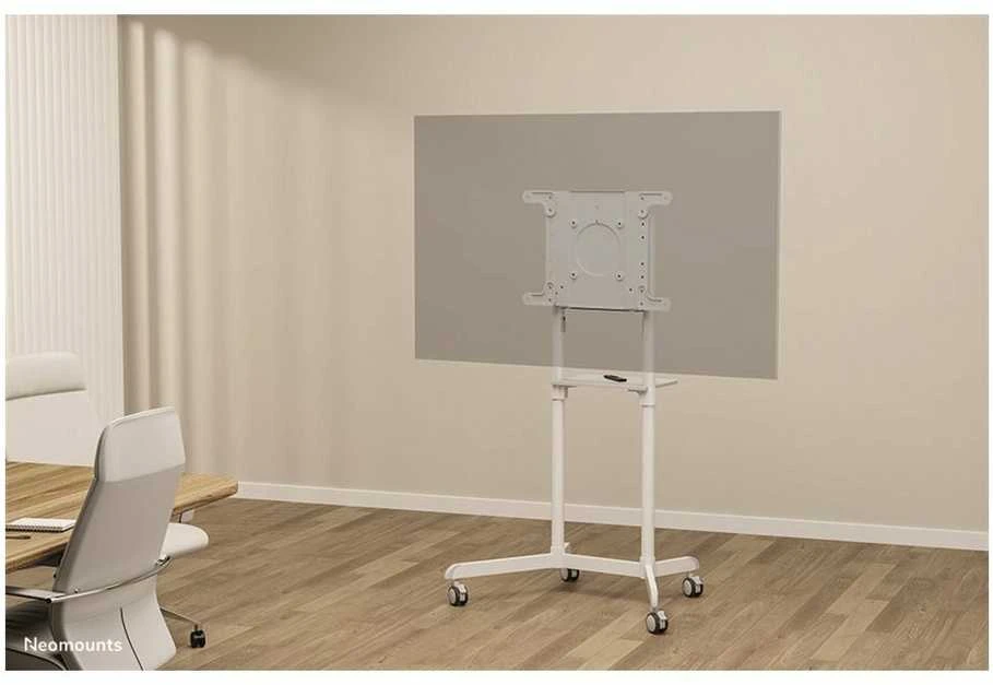 Laikiklis „Neomounts NEWSTAR“ MOBILUSIS PLOKŠČIAEKRANIO GRINDŲ STOVAS (AUKŠTIS: 160 CM) 37–70" Baltas