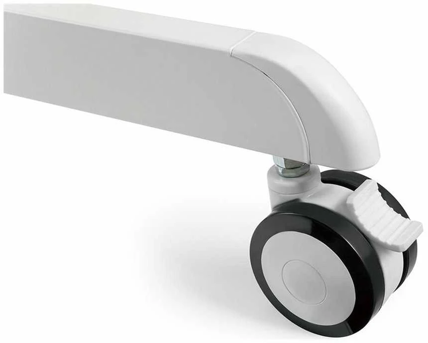 Laikiklis „Neomounts NEWSTAR“ MOBILUSIS PLOKŠČIAEKRANIO GRINDŲ STOVAS (AUKŠTIS: 160 CM) 37–70" Baltas