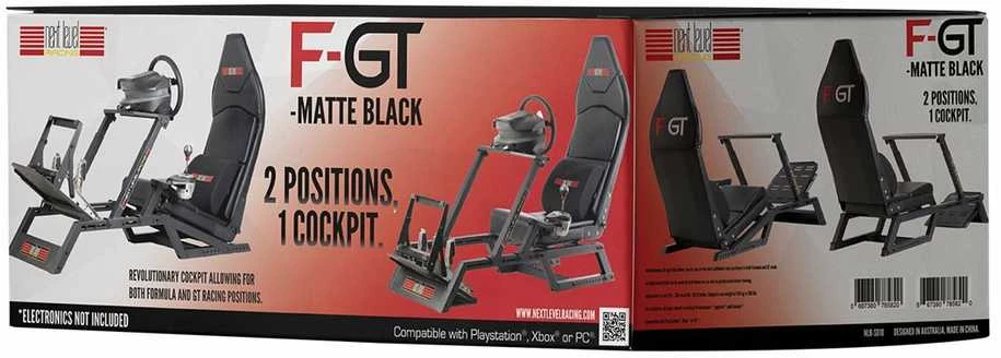 Žaidimų kėdė Next Level Racing F-GT Formula and GT Simulator Gaming Chair