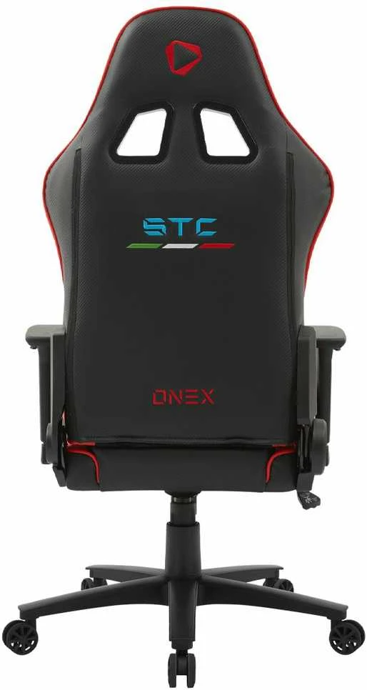 Nezatříděno ONEX STC Alcantara L serijos žaidimų kėdė - juodos ir raudonos spalvos su „AirSuede“ mikropluošto medžiagomis