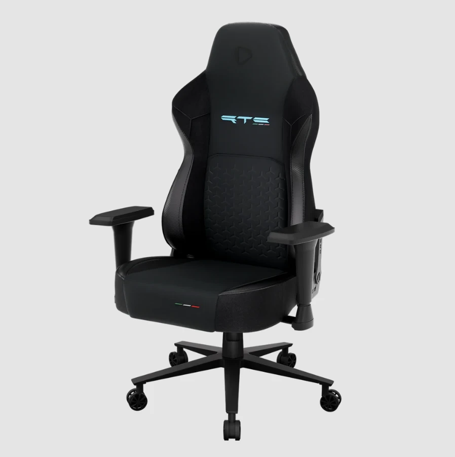 Onex | RTC ErgoGlide Alcantara | Gaming Chair | Juodas