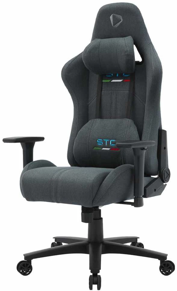 Nezatříděno „ONEX STC Snug L“ serijos žaidimų kėdė - lininis audinys, Grafito spalvos