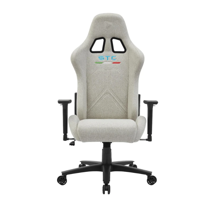 Nezatříděno „ONEX STC Snug L“ serijos žaidimų kėdė - lininis audinys, Dramblio kaulo spalvos
