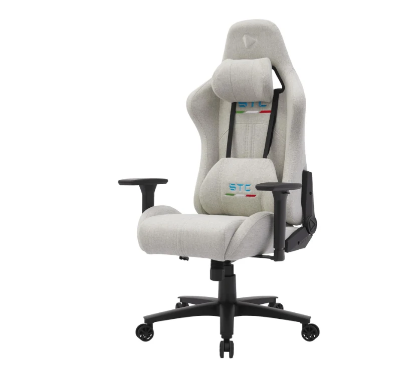 Nezatříděno „ONEX STC Snug L“ serijos žaidimų kėdė - lininis audinys, Dramblio kaulo spalvos