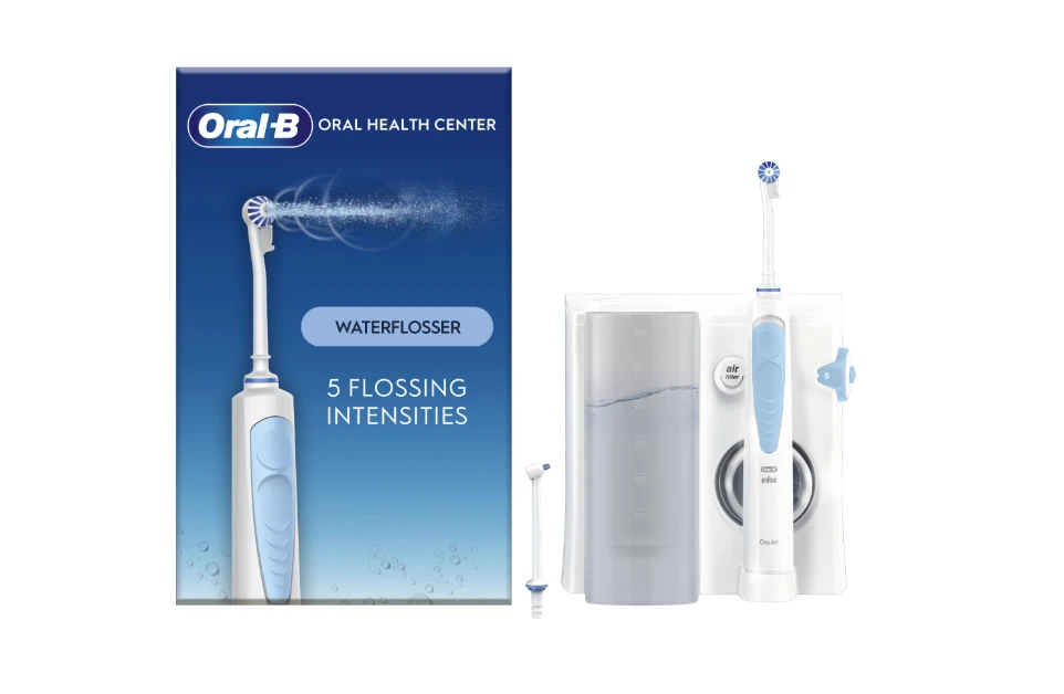 Oral-B Dental Irrigator | OxyJet MD20 | 600 ml | Number of galvutės 2 | Baltas