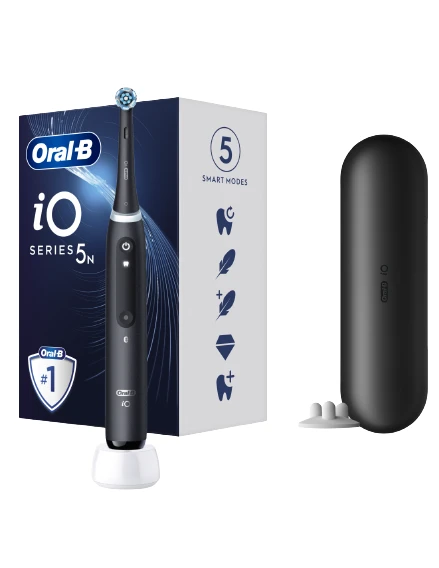 Braun iOG5.1B6.2DK Oral-B iO5 Elektrinis Dantų Šepetėlis Matt Juodas