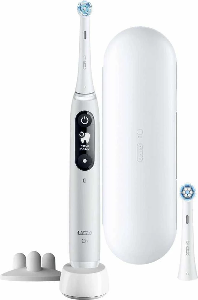 Oral-B Elektrinis dantų šepetėlis | iO6 | Įkraunamas | Suaugusiems | Šepetėlių skaičius galvutės įeina 1 | Number of teeth brushing modes 5 | Baltas