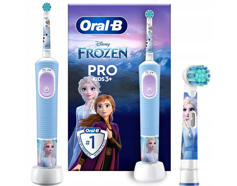 Braun D103.413.2K Vitality PRO Kids Elektrinis Dantų Šepetėlis 3+ Frozen