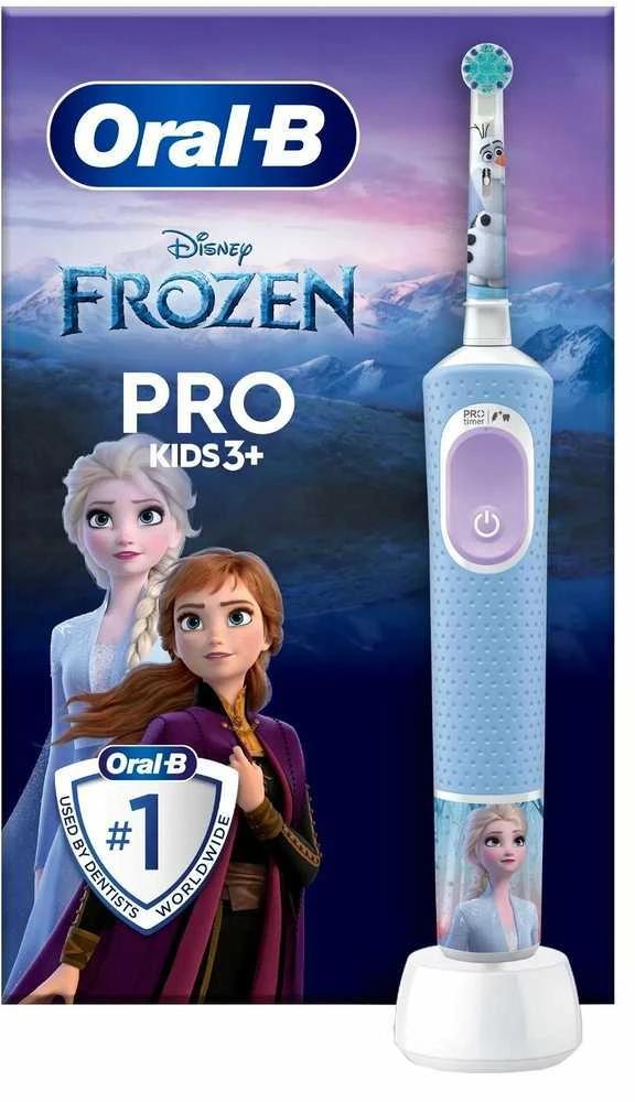 Braun D103.413.2K Vitality PRO Kids Elektrinis Dantų Šepetėlis 3+ Frozen