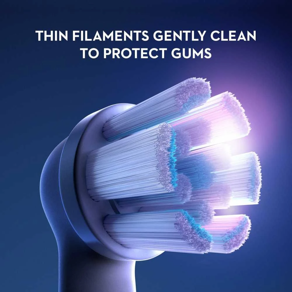 Oral-B | Replaceable Dantų šepetėlis Heads | iO Refill Gentle Care | Heads | Suaugusiems | Šepetėlių skaičius galvutės įeina 2 | Number of teeth brushing modes Does not apply | Baltas