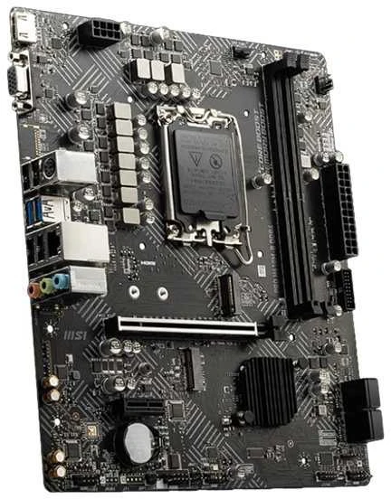 Pagrindinė plokštė MSI PRO H610M-G DDR4/LGA1700/MicroATX/Atminties lizdai 2/1xPCI-Express 3.0 1x/1xPCI-Express 4.0 16x/1xM.2/1x15pin D-sub/1xHDMI/1xDisplayPort/2xAudio-In/1xAudio-Out/4xUSB 2.0/2xUSB 3.2/1xPS/2/1xRJ45