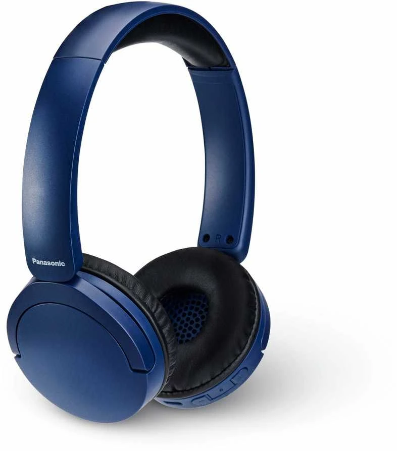 Mėlynos Panasonic RB-HF630BE-A ausinės su juodais kaušeliais