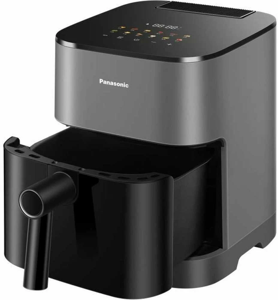 „Panasonic NF-CC500SXE“ oro gruzdintuvė, 5 litrai, 1450 vatų, vėsus korpusas, skaitmeninis laikmatis, LCD ekranas, peržiūros langelis, automatinis