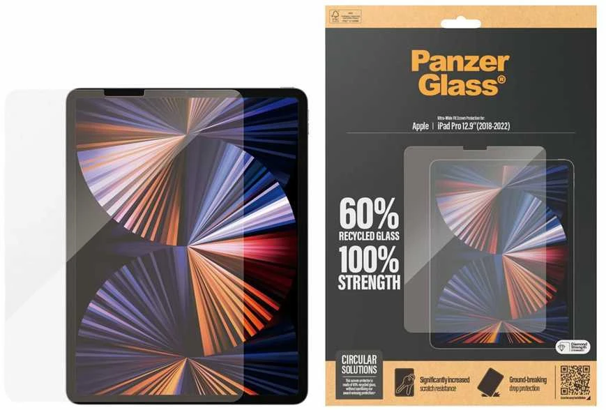 Panzer Glass PanzerGlass Ultra-Wide Fit | 2845 | 12,9" | Ekrano apsauga | Skaidri