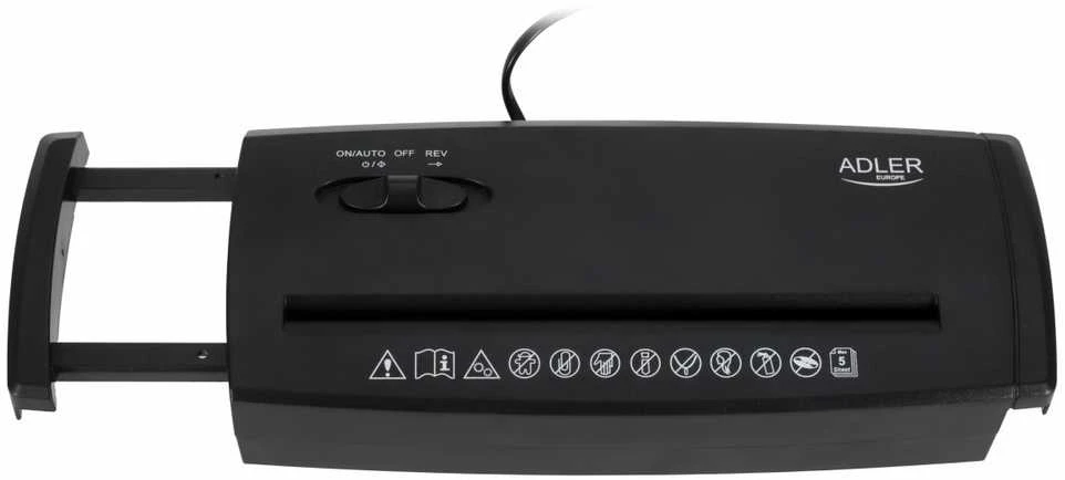 Adler Paper Shredder | AD 1040 | Juodas
