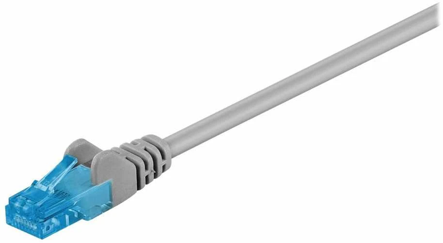 Goobay Komutacinis kabelis | CAT 6A U/UTP | AWG 26/7 | Kabelio ilgis: 2 m | Pilkas