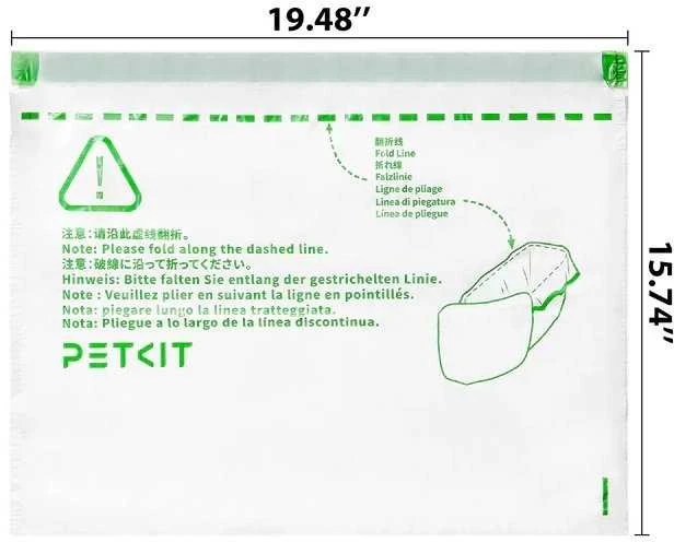 PETKIT | Kačių išmatų maišas, skirtas „Pura Max 2“ ir „Purobot Max Pro“, 20 vnt. | P99042