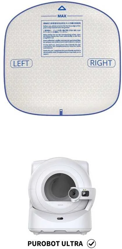 PETKIT | Purobot Ultra Cat Litter Mat | 44 x 44 x 1 cm