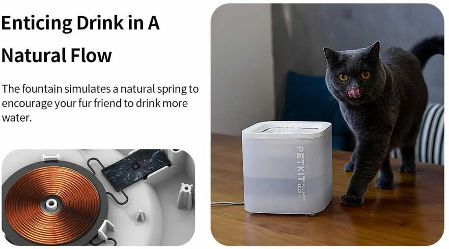 PetKit Eversweet SOLO SE fontanas ir gertuvė gyvūnams