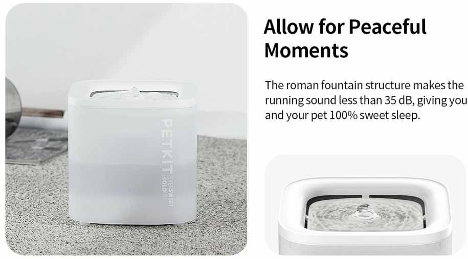 PetKit Eversweet SOLO SE fontanas ir gertuvė gyvūnams