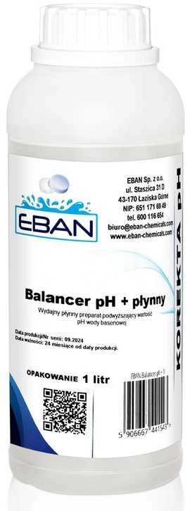 Ntce Balancer PH plus + liquid for increasing pH of pool water 1L BA0573