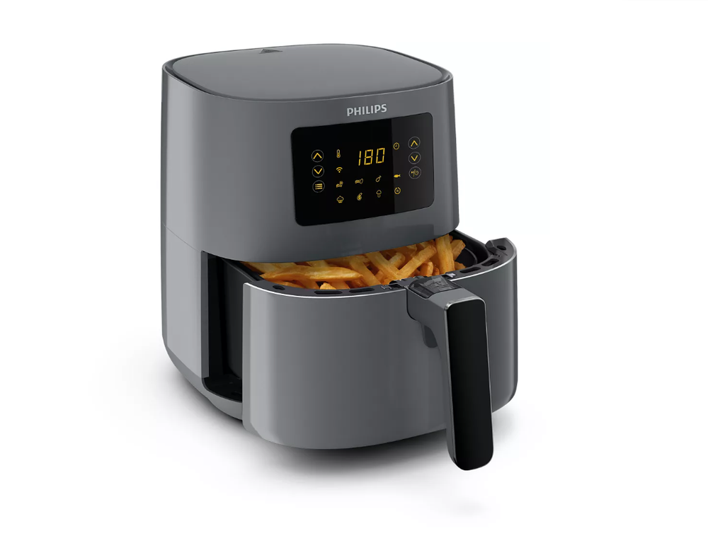 Gruzdintuvė Philips | Airfryer Connected | HD9255/60 | Galia 1400 W | Talpa 4,1 L | Rapid Air technologija | Pilkas