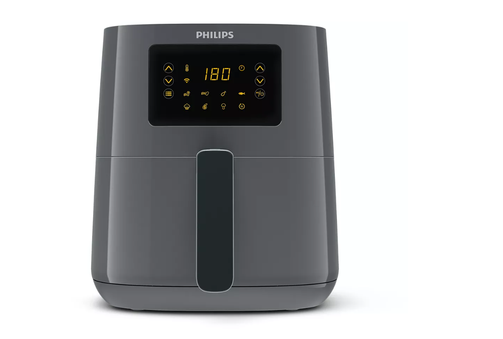 Gruzdintuvė Philips | Airfryer Connected | HD9255/60 | Galia 1400 W | Talpa 4,1 L | Rapid Air technologija | Pilkas