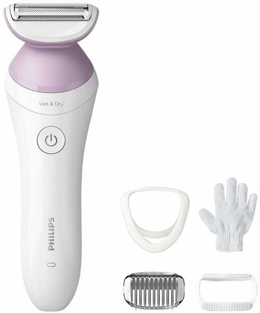 Philips Lady Shaver Series 6000 Belaidis skustuvas drėgnam ir sausam skutimui BRL136/00