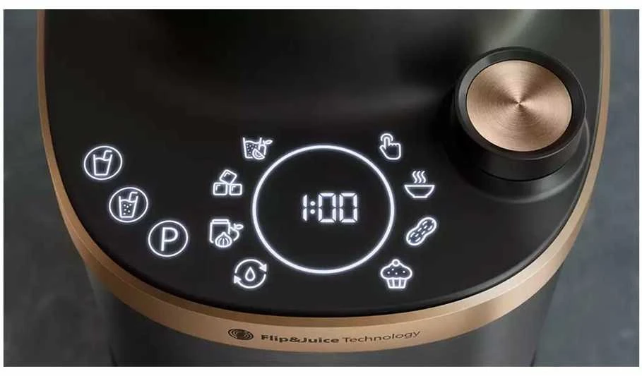 Kokteilinė Philips Flip&Juice HR3770/00, Juodos/Auksinės spalvos