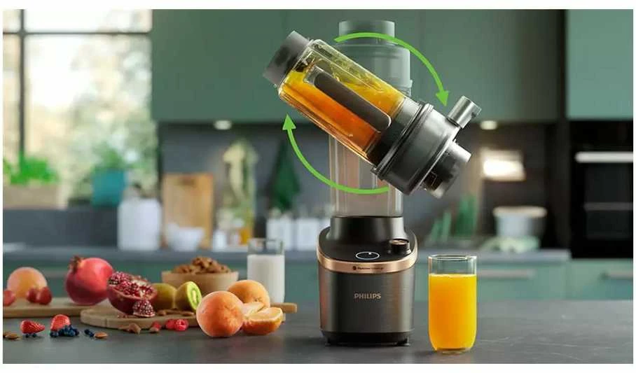 Kokteilinė Philips Flip&Juice HR3770/00, Juodos/Auksinės spalvos