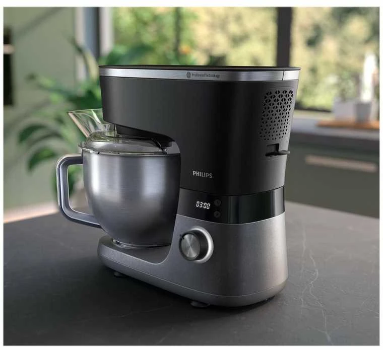 Virtuvinis kombainas „Philips“ serijos 7000 virtuvės aparatas HR7962/01, 5,5 l dubuo, 8 greičių nustatymai, 1000 W