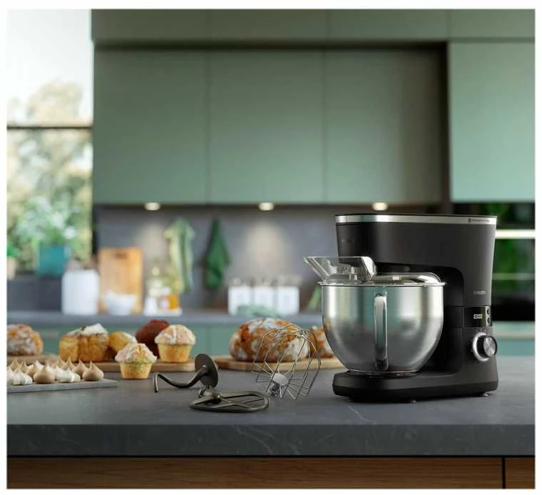 Virtuvinis kombainas „Philips“ serijos 7000 virtuvės aparatas HR7962/01, 5,5 l dubuo, 8 greičių nustatymai, 1000 W