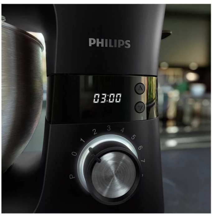 Virtuvinis kombainas „Philips“ serijos 7000 virtuvės aparatas HR7962/01, 5,5 l dubuo, 8 greičių nustatymai, 1000 W