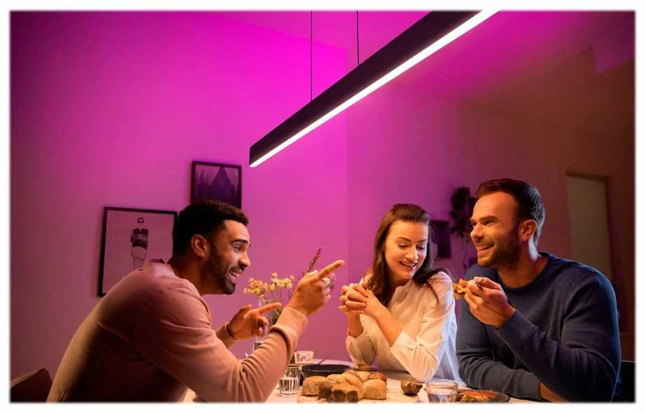 Pakabinamas šviestuvas Philips Hue Ensis pakabukas juodas 79W 24V | 79 W | Baltas ir Color Ambiance 2000-6500K