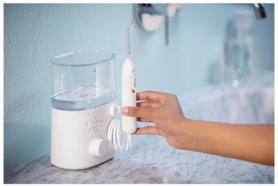 Irigatorius Philips Sonicare Power Flosser 7000 serijos HX3911/40, Baltos spalvos