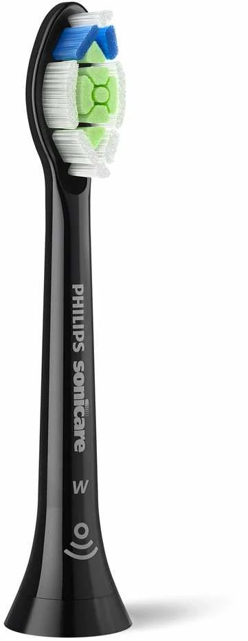 2 dalių šepetėlių galvučių pakuotė Philips Sonicare Optimal White, Juodos spalvos HX6062/88