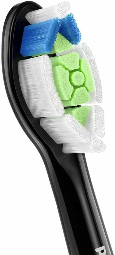 8 dalių šepetėlių galvučių pakuotė Philips Sonicare Optimal White HX6068/88, Juodos spalvos